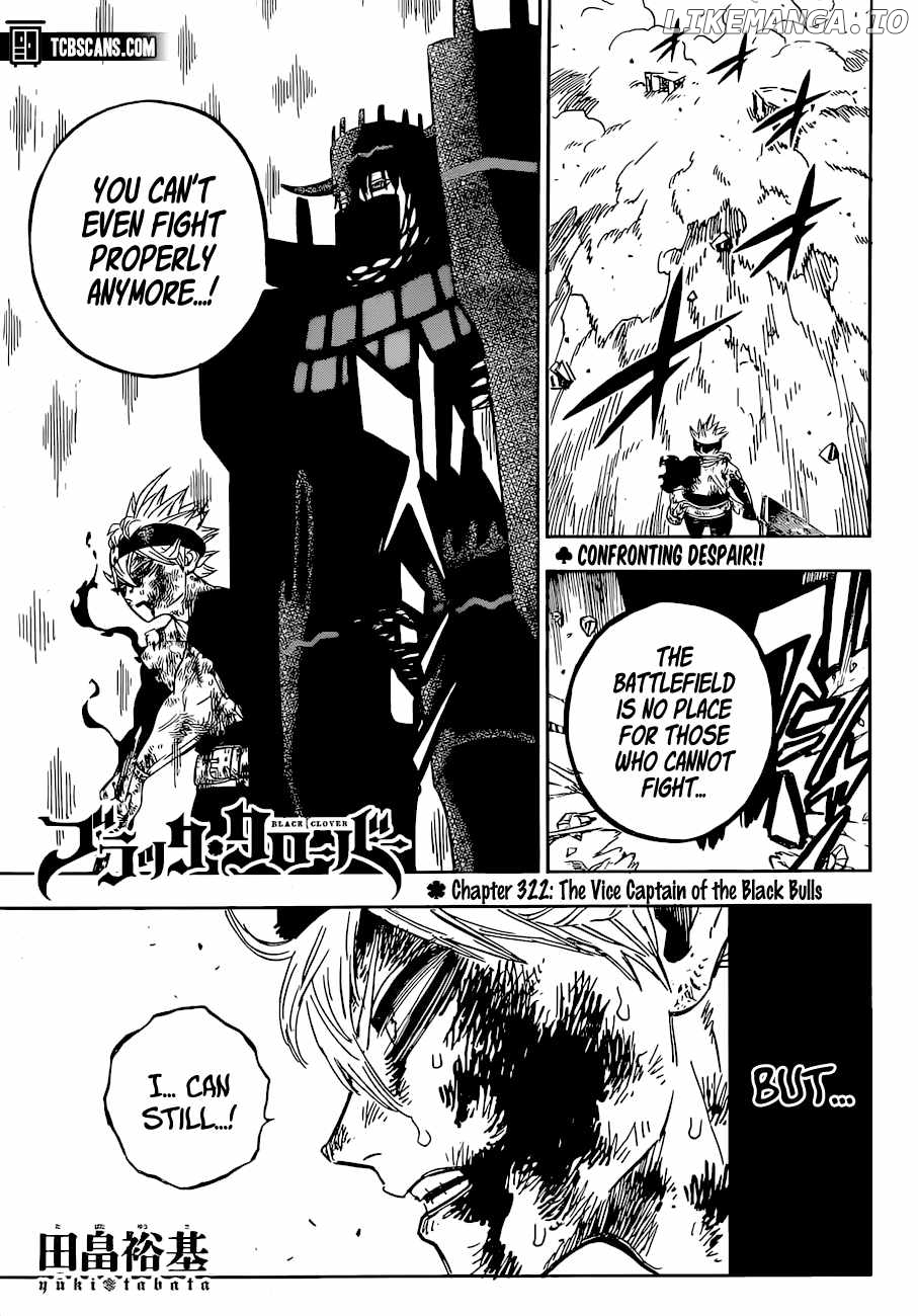 Black Clover chapter 322 image 01